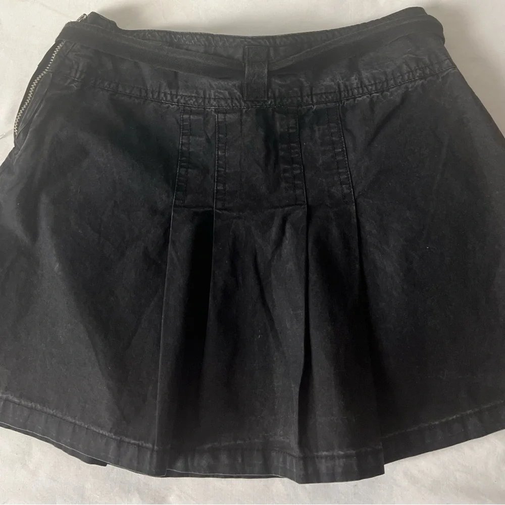 Sugar‎ and Summer Girl’s Chic Black Skirt with Buckle Pockets, Size L, NWOT